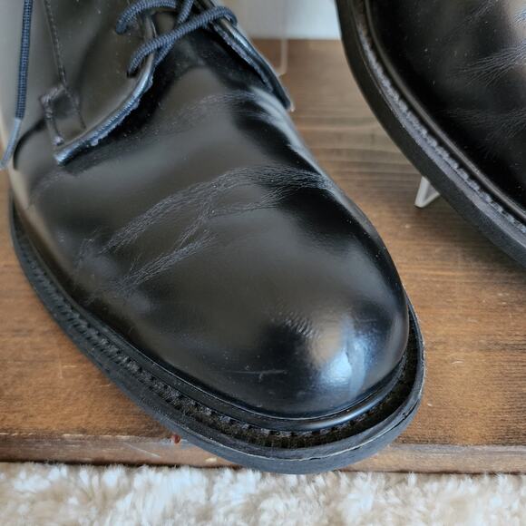 Bates Vibram Sentry High Shine Oxfords Men\'s Dress Shoes Size 9.5 main image 6
